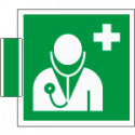 Sistema COLORFIX VERDE bifacciale Personale Medico EN ISO 7010