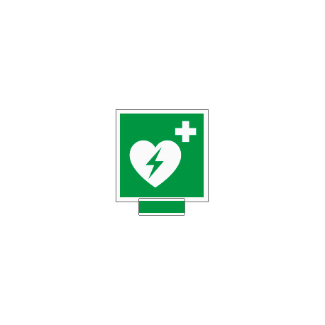 Sistema COLORFIX VERDE monofacciale Defibrillatore EN ISO 7010