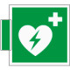 Sistema COLORFIX VERDE bifacciale Defibrillatore EN ISO 7010