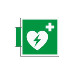 Sistema COLORFIX VERDE bifacciale Defibrillatore EN ISO 7010