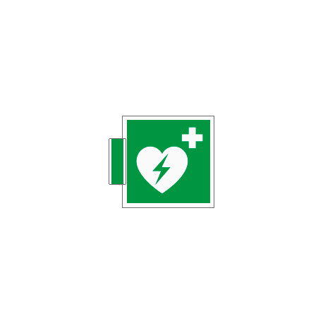 Sistema COLORFIX VERDE bifacciale Defibrillatore EN ISO 7010