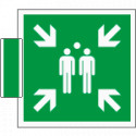 Sistema COLORFIX VERDE bifacciale Punto D'Incontro EN ISO 7010