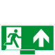 Sistema COLORFIX VERDE monofacciale Uscita Emerg. avanti EN ISO 7010