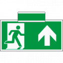 Sistema COLORFIX VERDE bifacciale sospesa Uscita Emerg. Nord ISO 7010
