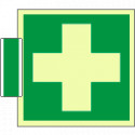 Sistema COLORFIX VERDE bifacc. luminescente Pronto soccorso ISO 7010