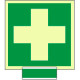 Sistema COLORFIX VERDE monofacciale luminescente P. Soccorso ISO 7010
