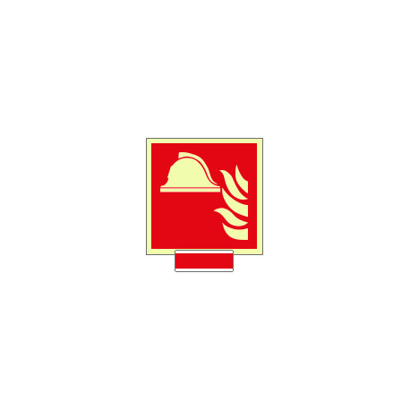 Sistema COLORFIX ROSSO monofacc. luminescente Pr. Antincendio ISO 7010