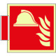 Sistema COLORFIX ROSSO bifacc. luminescente Pres. Antinc. EN ISO 7010