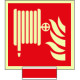 Sistema COLORFIX ROSSO monofacc. luminescente Lancia Antinc. ISO 7010
