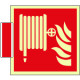 Sistema COLORFIX ROSSO bifacciale luminescente Lancia Antinc. ISO 7010
