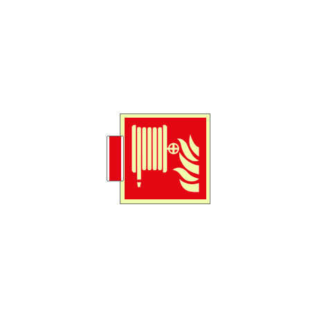 Sistema COLORFIX ROSSO bifacciale luminescente Lancia Antinc. ISO 7010
