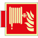 Sistema COLORFIX ROSSO bifacciale luminescente Lancia Antinc. ISO 7010