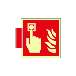 Sistema COLORFIX ROSSO bifacc. luminescente Puls. Antincendio ISO 7010