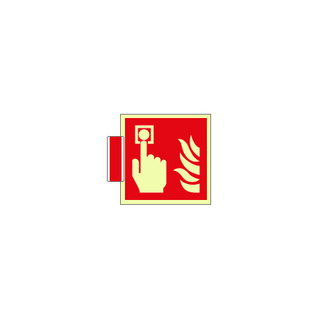 Sistema COLORFIX ROSSO bifacc. luminescente Puls. Antincendio ISO 7010