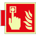 Sistema COLORFIX ROSSO bifacc. luminescente Puls. Antincendio ISO 7010