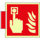 Sistema COLORFIX ROSSO bifacc. luminescente Puls. Antincendio ISO 7010