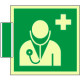 Sistema COLORFIX VERDE bifacc. luminescente Pers. Medico EN ISO 7010
