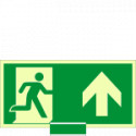 Sistema COLORFIX VERDE monofacc. luminesc. Usc. Em. avanti EN ISO 7010
