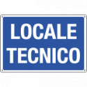 Cartello informazione LOCALE TECNICO