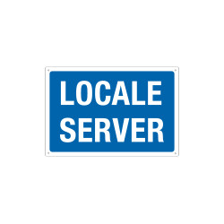 Cartello informazione LOCALE SERVER