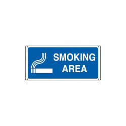 Cartello informazione SMOKING AREA