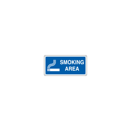 Etichetta adesiva informazione SMOKING AREA