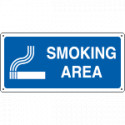Etichetta adesiva informazione SMOKING AREA