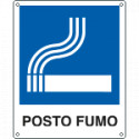 Cartello posto fumo