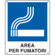 Cartello area fumatori