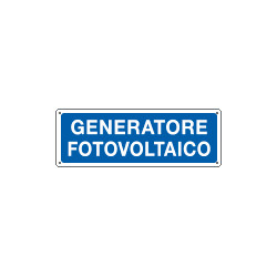 Cart. inform. "Generatore fotovoltaico"