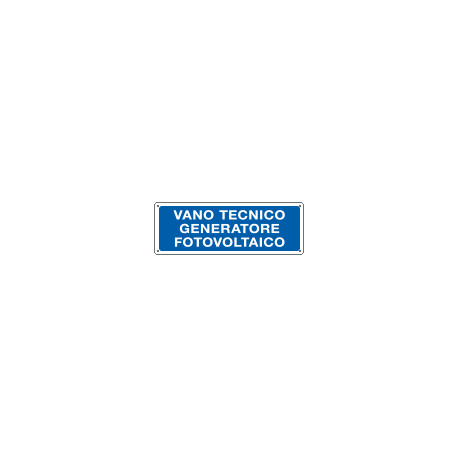 Cart. inform. "Vano tecnico gen. fotovolt. "