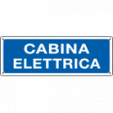 Cartello informazione Cabina elettrica