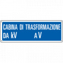 Cartello informazione Cabina trasformazione