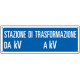 Cartello Stazione di trasformazione da KV a KV