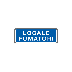 Etic. aut. " locale fumatori"