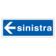 Cartello informazione sinistra