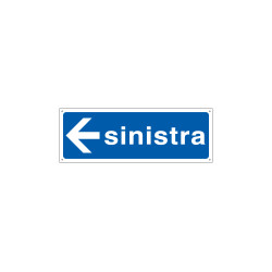 Cartello informazione sinistra