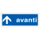Etichetta adesiva avanti
