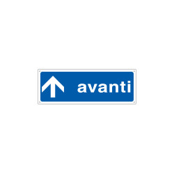 Etichetta adesiva avanti