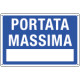 Cartello informazione Portata massima