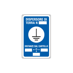 Cartello DISPERSORE DI TERRA N.