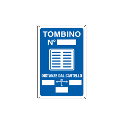 Cartello infor. TOMBINO N più freccia