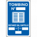 Cartello infor. TOMBINO N più freccia