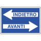 Cartello informazione Indietro-avanti
