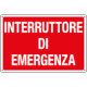 Etichetta adesiva INTERRUTTORE DI EMERGENZA