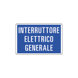 Etichetta adesiva INTERRUTTORE ELETTRICO . GENERALE