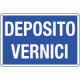 Cartello informazione DEPOSITO VERNICI