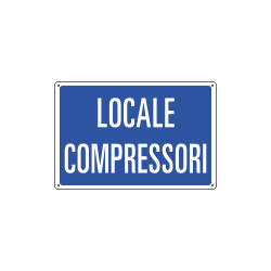 Etichetta adesiva LOCALE COMPRESSORI