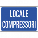 Etichetta adesiva LOCALE COMPRESSORI