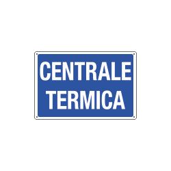 Cartello informazione CENTRALE TERMICA